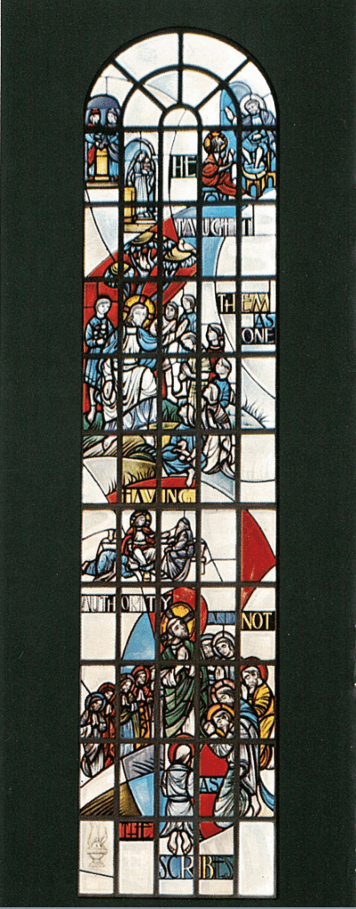 A group of people in front of a window

Description automatically generated